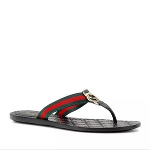 Gucci Kika Thong Sandals 37